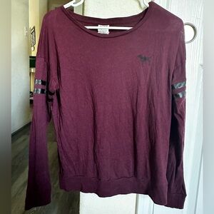 Maroon Long Sleeve Top